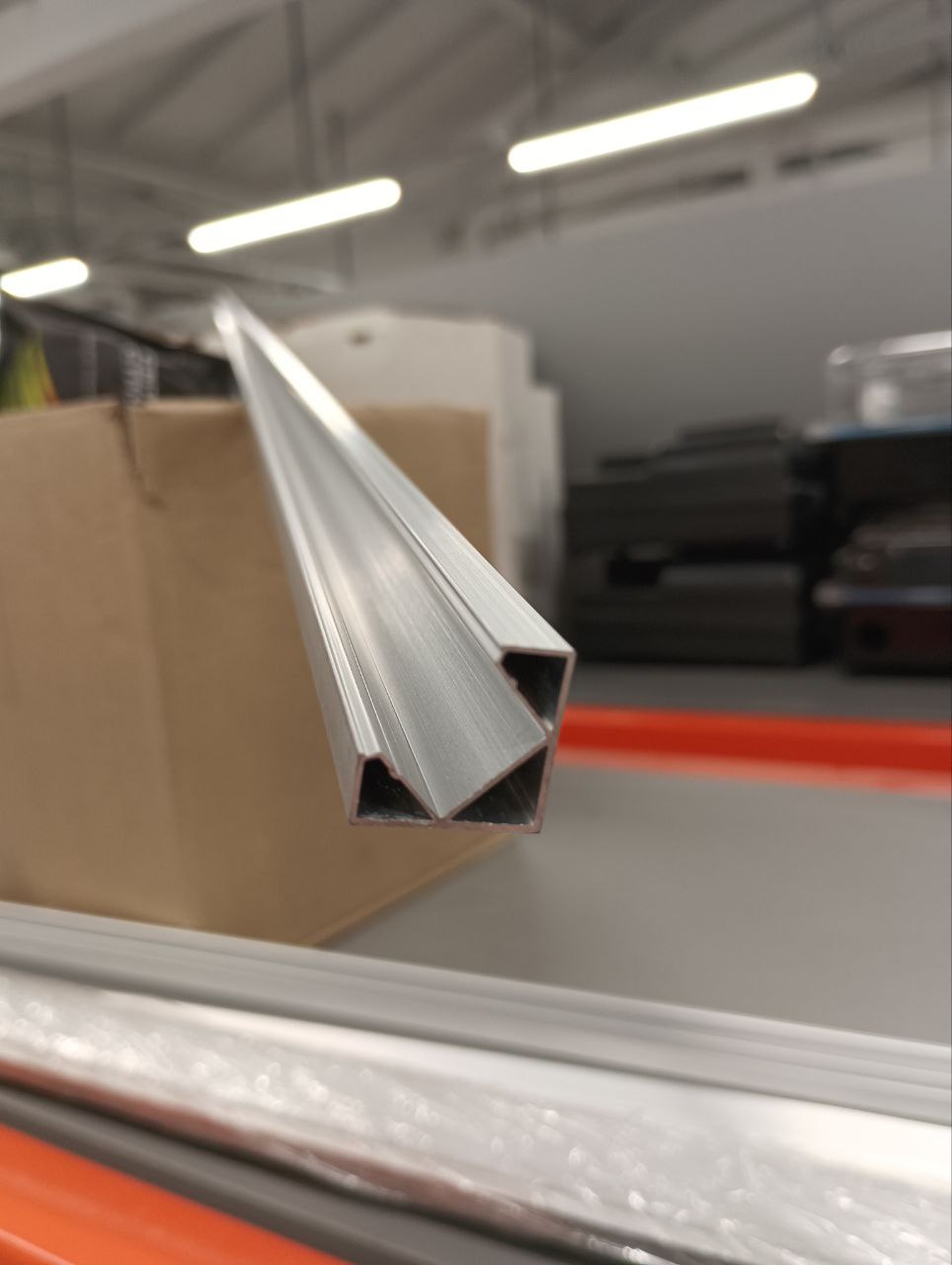 Алюминиевый профиль PROFILE-С1 (2м.) ,угловой 18мм x 12,5 мм x 18 мм, серый TM Horoz