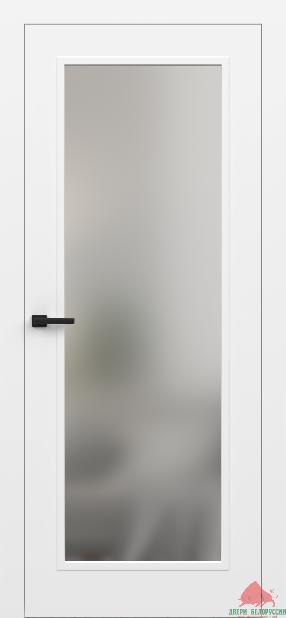 Дверное Полотно ПО 7.42 (Белая Эмаль RAL 9016 БЗ) 20-7 B (сатин)