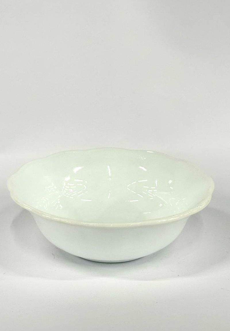 Салатник круглый 6,5 160 стеклокер. белый глория G1650