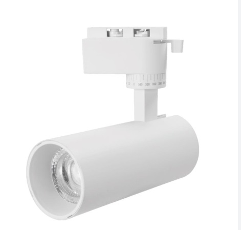 Светильник трековый COB LED BREMEN-30 30W 3CCT 3000-6500K 2400Lm 165-265V белый/1/20