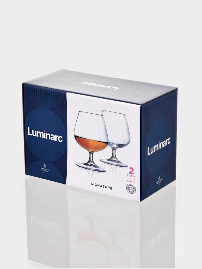 Набор бокалов 400мл 2ед Эталон коньяк