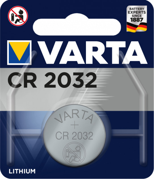 Батарея / LITHIUM CR 2032 блист. 1 шт. VARTA (6032112401)