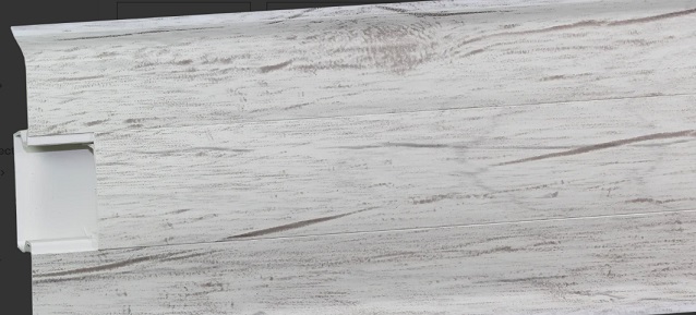 Плинтус напольный SIENA №838 (уп.20 шт) Abris 80мм