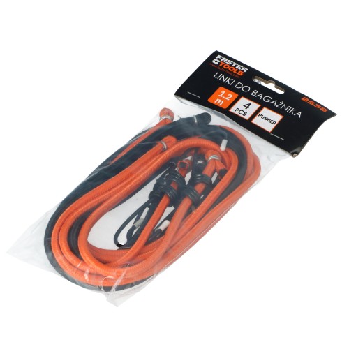 Трос для крепления груза - 4 шт. 1,2 m FASTER TOOLS