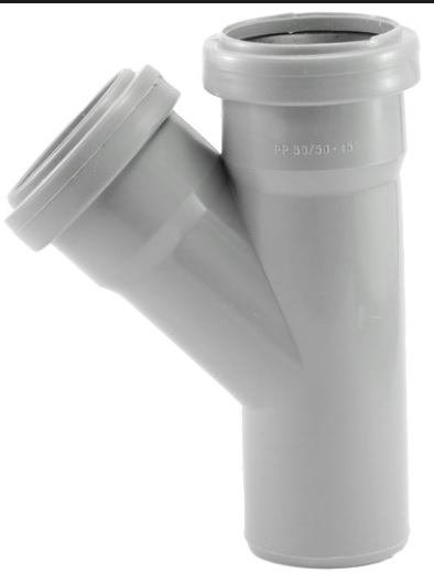 Тройник кан. PP 32/32 мм 45° (35 уп) ТМ ASG