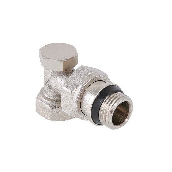 Кран радиаторный угловой Обратный с антипротечкой 1/2\'\' (12/96) ТМ REIGER