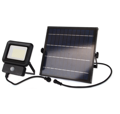 LED ПРОЖЕКТОР LEBRON LF-30SOLAR, 30W,с солнечной панелью, аккумулятором и датчиком движения ІР65