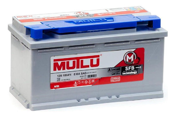 АКБ 12v 100 Ah 830A (EU) MUTLU (-/+)