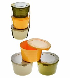 Н-р 3 миски с крышками UR-3415