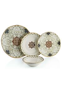 Н-р посуды фарф.OMS 11106-Cinza (24ед)