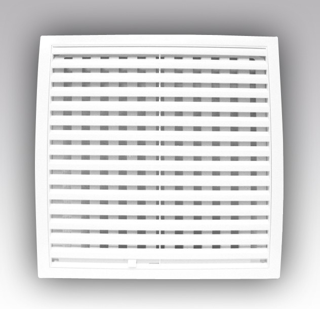 Решетка вентиляционная регулируемая АБС 150х150