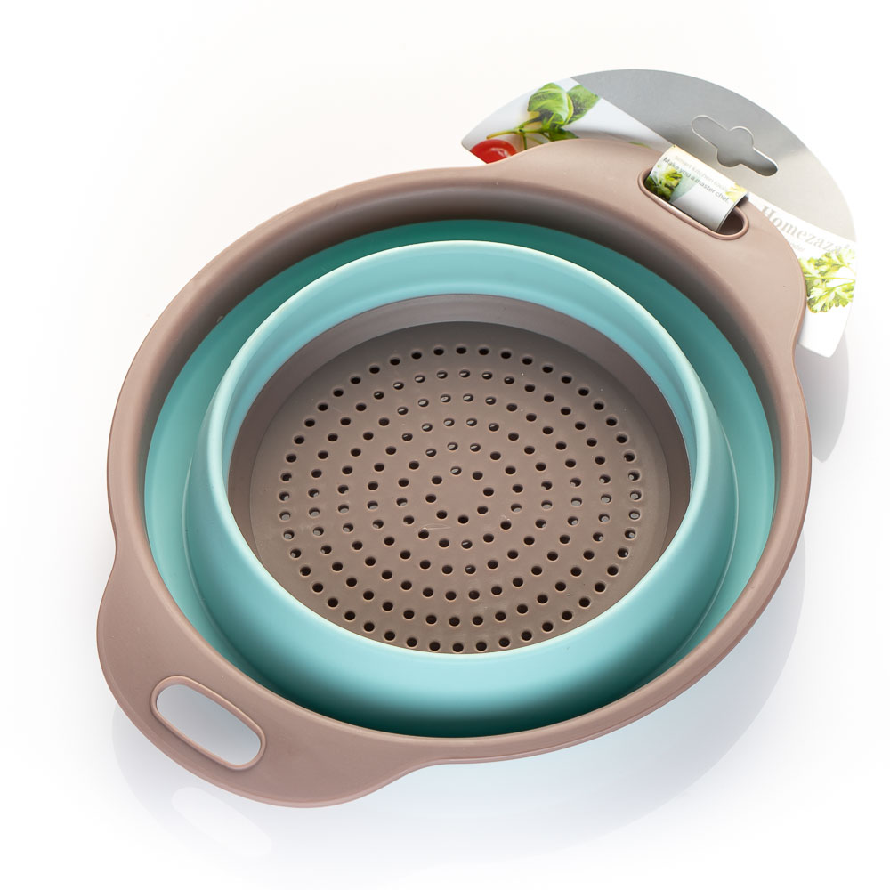 Дуршлаг круглый раскладной силик.DH0410