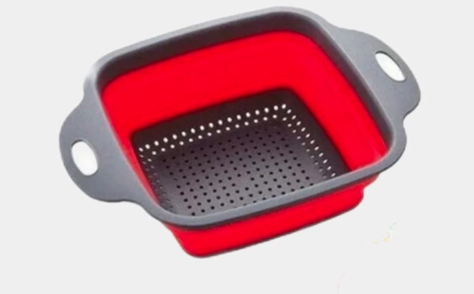 Дуршлаг раскладной силик. 16х16см 16788-12