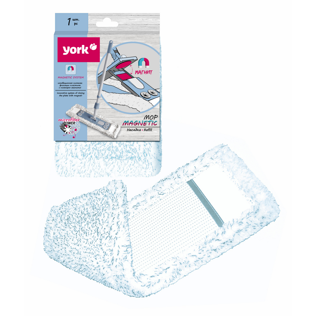 Зап.д/швабры YORK Magnetic8170