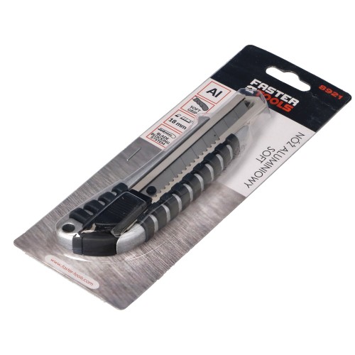 Нож алюминиевый SOFT 18 FASTER TOOLS