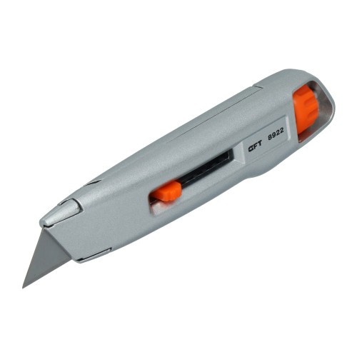 Нож алюминиевый для трапециевидных лезвий 19 x 60 FASTER TOOLS