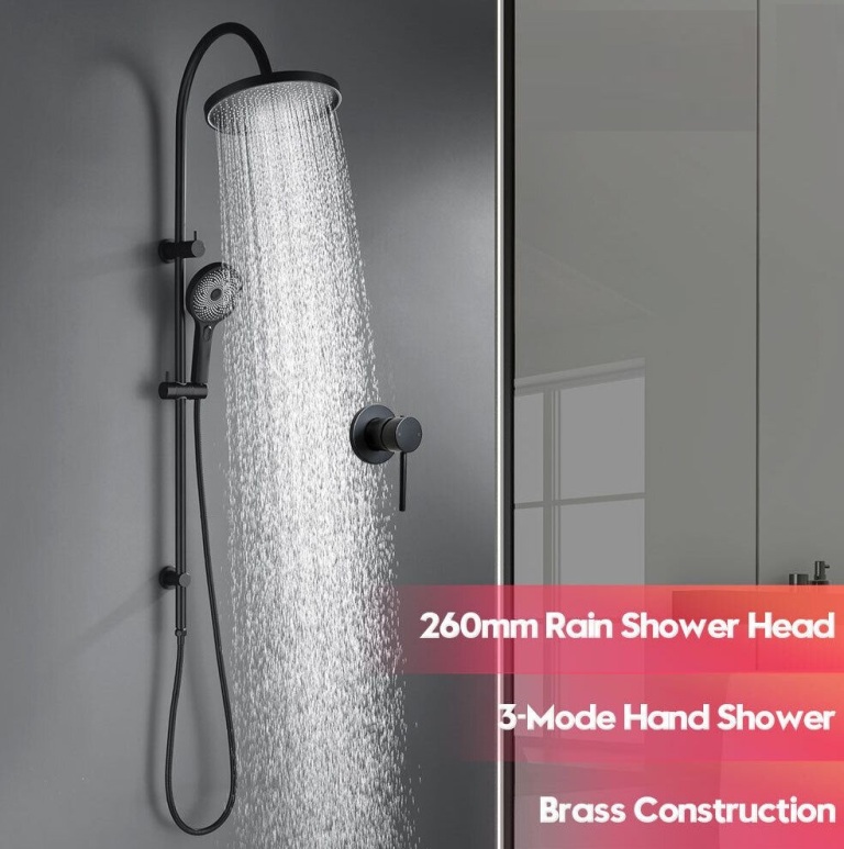 Душевая система черная 3в1 STARAIN