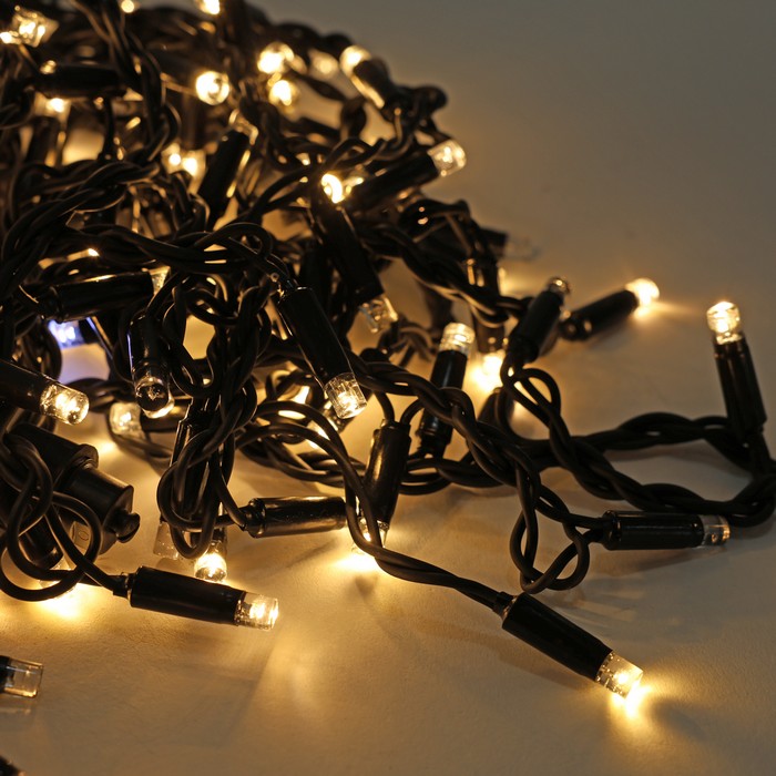 Гирлянда светодиодная - штора, свет теплый, 3м х 1м (6361-388WW) ТМ Global Christmas