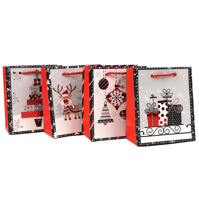 Пакет подарочный 12x14см (9940XS) ТМ Global Christmas