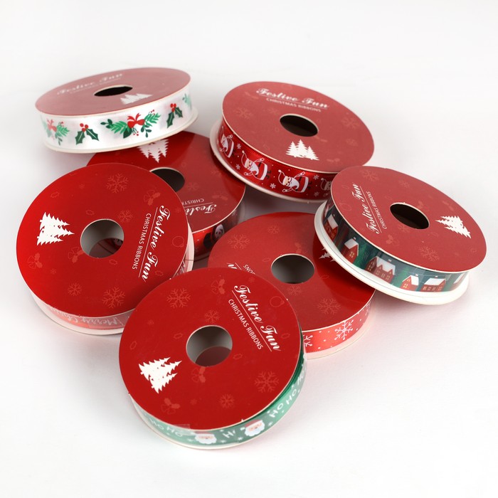 Лента декоративная атласовая 2,7м х 1,6см (21251-5) ТМ Global Christmas