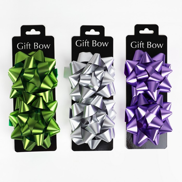 Набор подарочных бантиков (21251-16) (2шт) ТМ Global Christmas