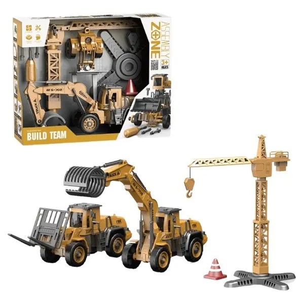 Игровой набор строительная техника 2в1