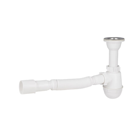 Сифон (Умывальник) LU01 1 1/2 гибкая труба 40/50 ТМ Lidz