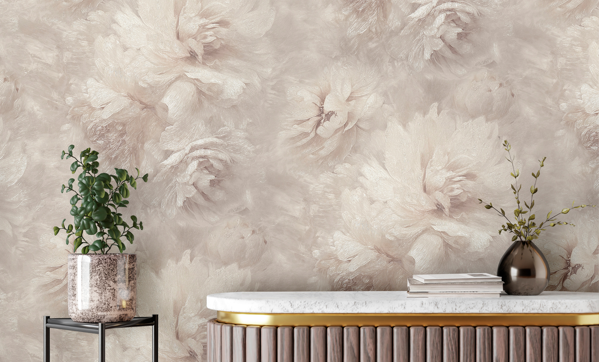 Обои Ateliero BELLA арт. 588691 виниловые обои на флизелиновой основе, 1,06*10,05 м