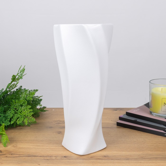 Ваза, Krista, Керамика, Белый, DC03483, ORIENS