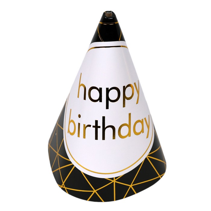 Шлем праздничный, 10 шт, 20см, Синий/Розовый, 1394-28, GS