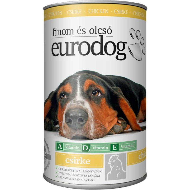 Корм EURO DOG д/с курица 415г