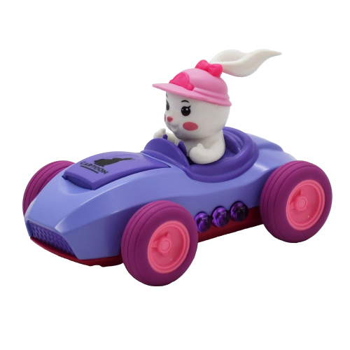 Машинка инерционная rabbit 1:36 (свет/звук), фиолет