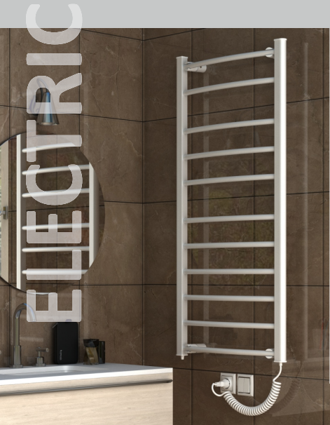 Полотенцесушитель Электро ER 5/55 (520х550)_П/П (108 Вт) ТМ Polywarm