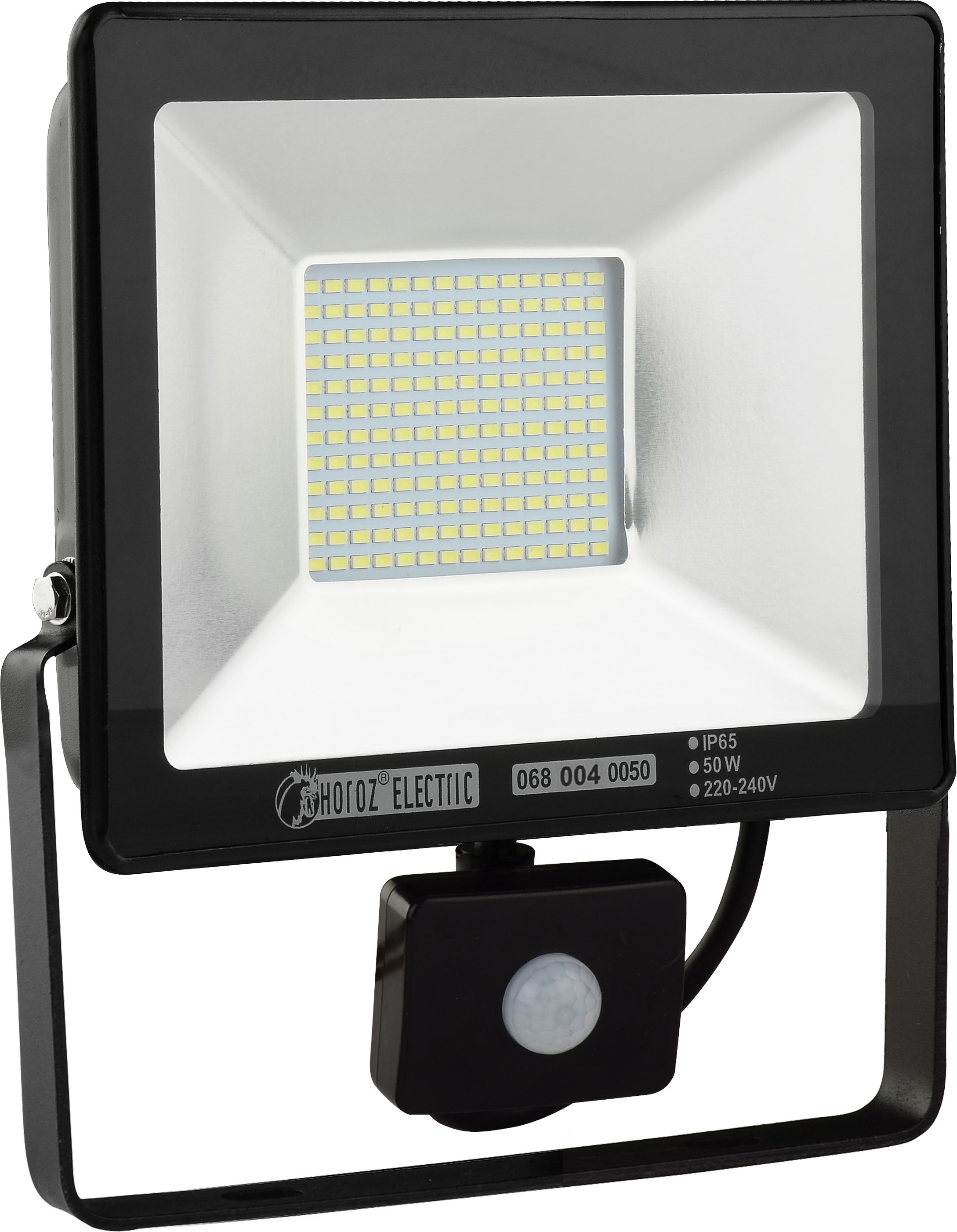 Прожектор светодиодный SMD LED с дат. движ. (черный) 50W 6500K 5650Lm IP65 Puma/S-50