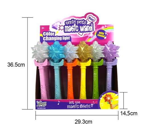 Волшебные палочки Снежинка со звуком 18 шт.