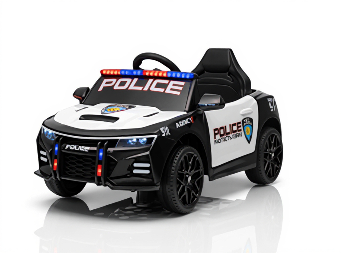 Электромобиль Police, 12V7AH, 25Wx4, черный