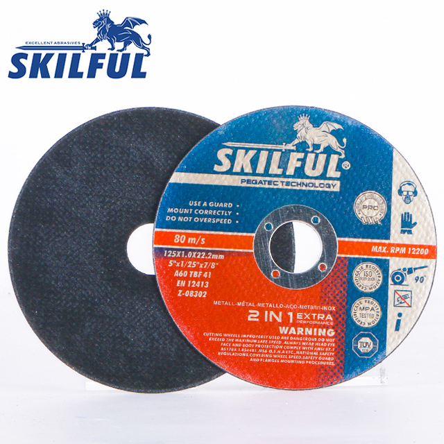 Диск отрезной по металлу 125x1,0x22 (уп.- 20/120/720) - Skilful