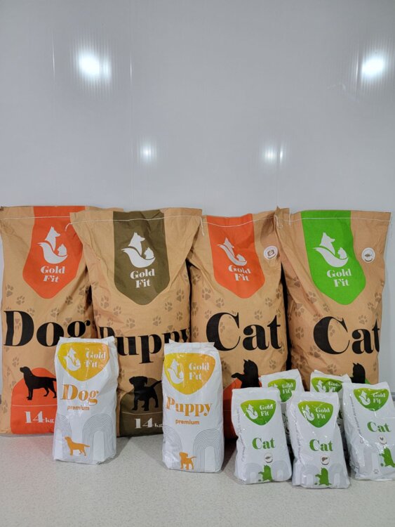 Сухой полн-й корм Сold Fit эконом для кошек говядина, уп-0,5кг