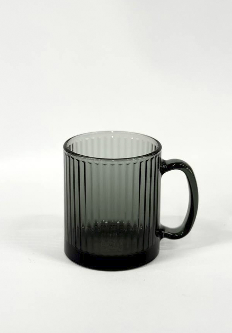 Кружка чайная Вертикаль 320гр (24с2394) графит стекл.