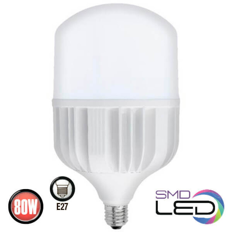 Лампа SMD LED TORCH-80W 6400K Е27 8300Lm 175-250V/8