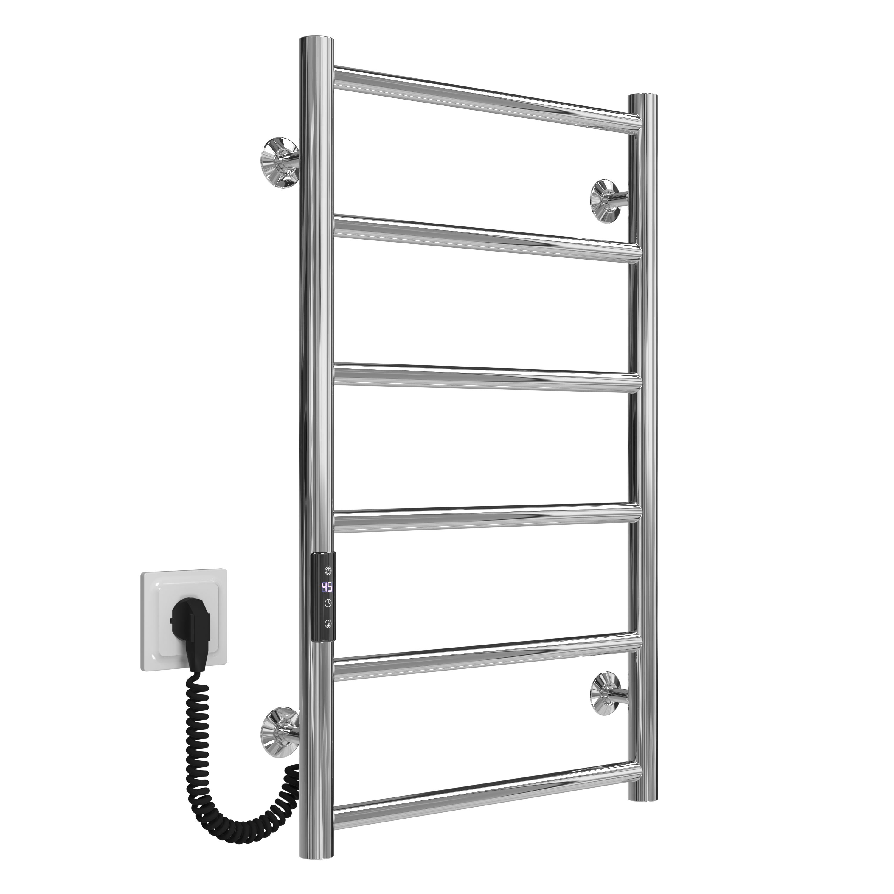 Полотенцесушитель электрический Dike P6 700*400 HeatPro ( Хром, Правосторонний)