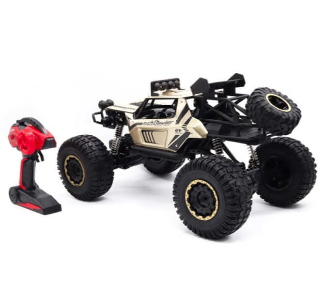 Машина металл Rock Crawler 1:8 на п/у, аккум., серебро