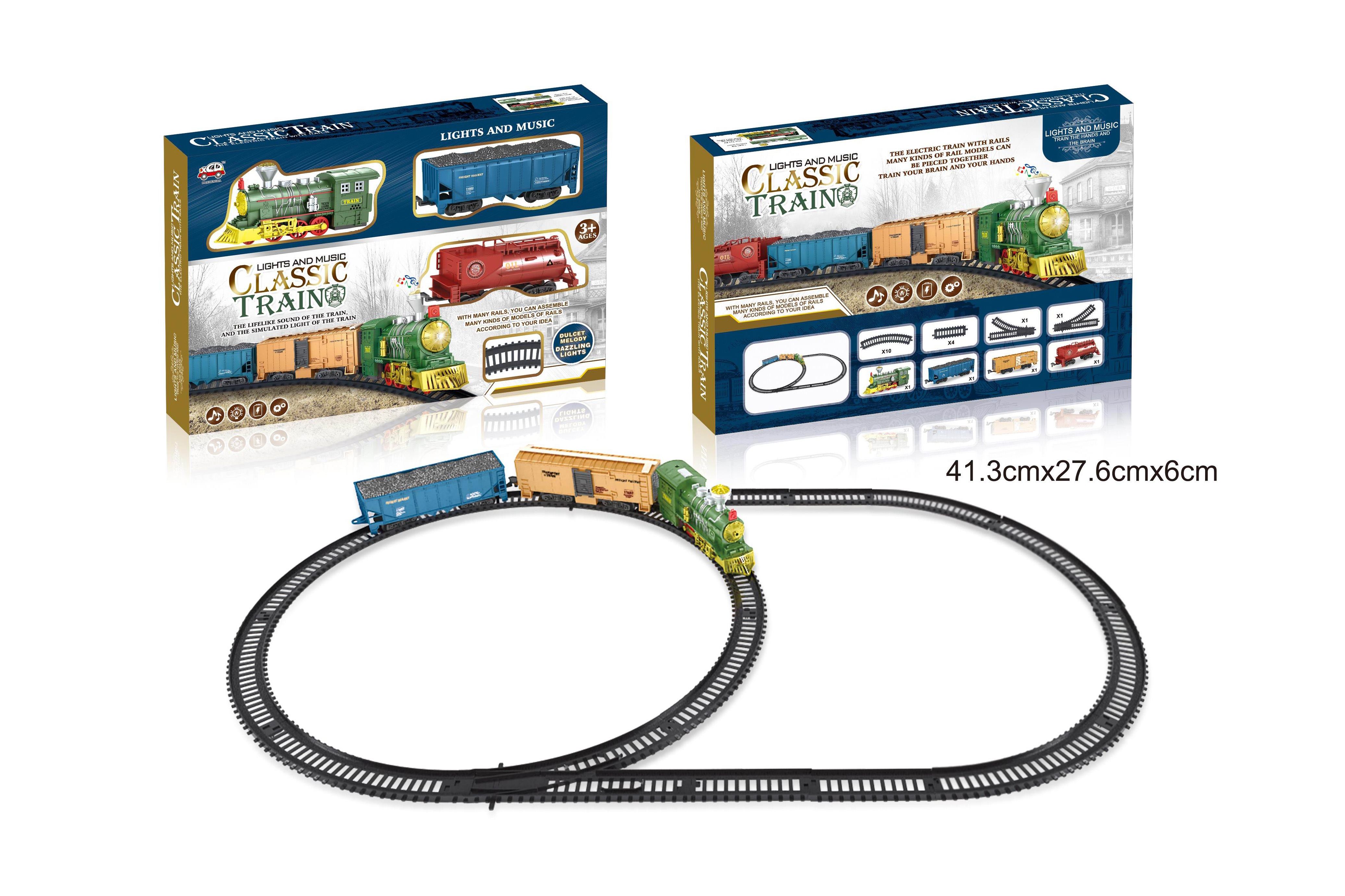 Железная дорога набор игровой Clasic, свет/звук