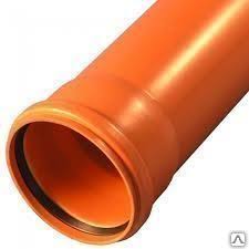 Труба Канализационная Esterno SN4 (4,9 mm) D=200 mm; L=2.0m ТМ ASG