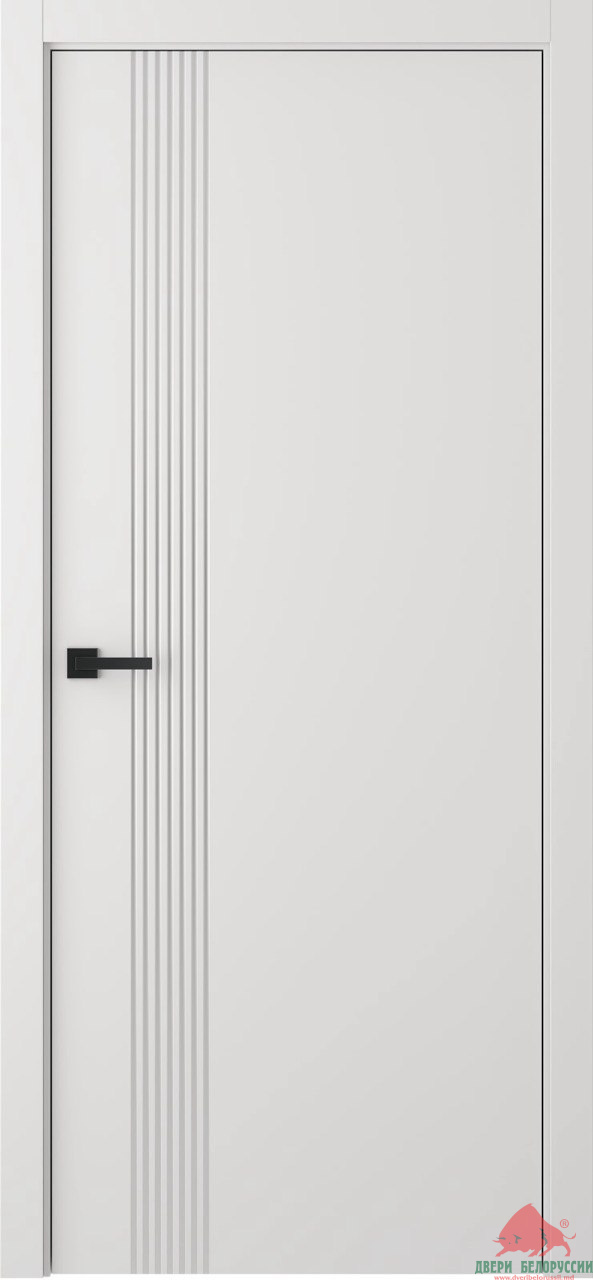 Дверное полотно Прая эмаль белый ПВДГ 0,7