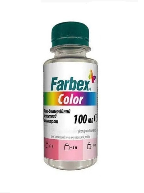 Пигментный концентрат Farbex Color,чёрный,100 мл для внутр./наружн.работ(уп.28шт)