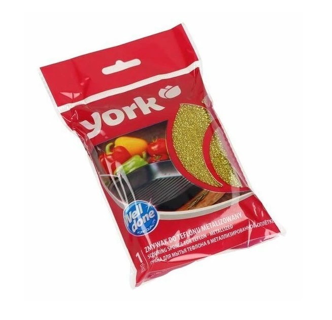 Губка YORK д/тефлона мет.3202