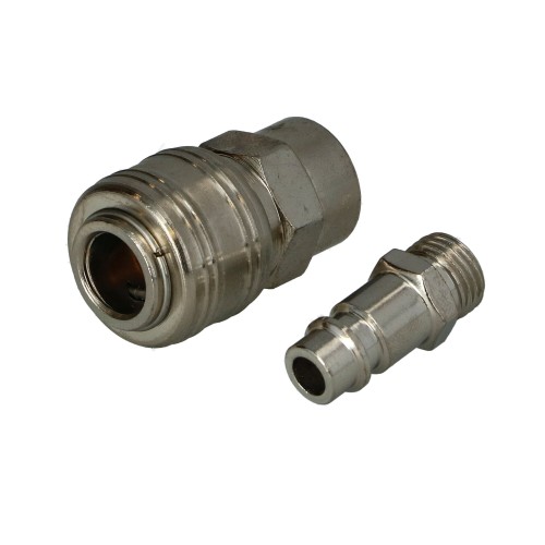 Соединение компрессора папа + мама 1/4 FASTER TOOLS