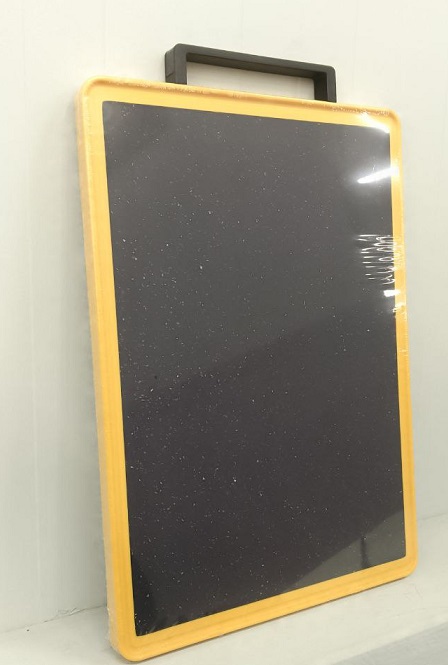 Доска разделочная пластм. +нерж.39,5х27х1,5см