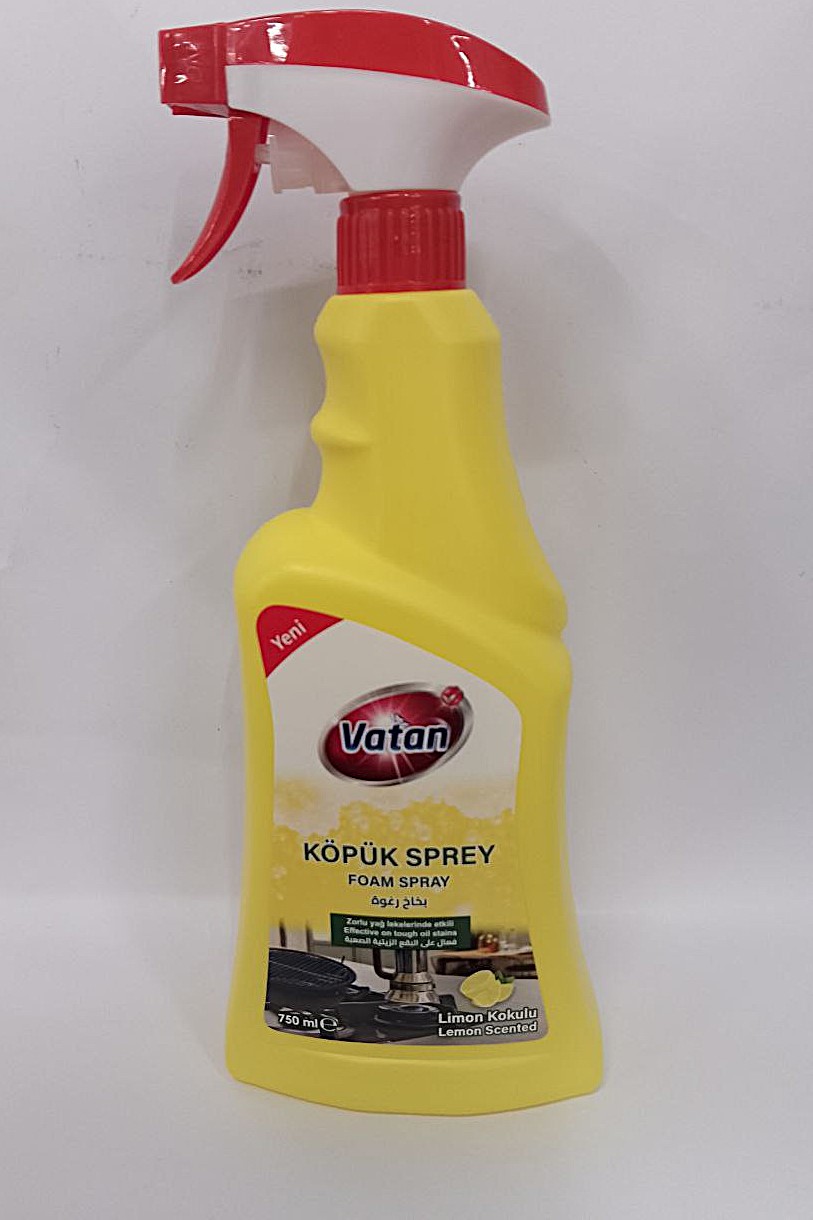 Спрей для кухни пенный кремовый 750мл ТМ Vatan (уп.12шт)
